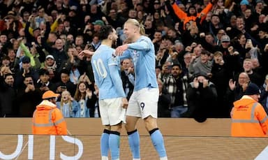 曼城3-1逆转重返第二！英超最新积分榜出炉，纽卡掉队！_哈兰德_伯恩茅斯_欧冠